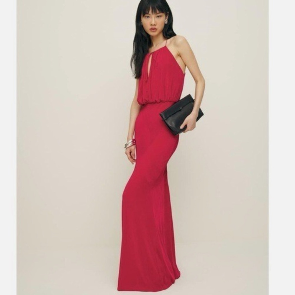 Reformation Red Maxi Dress